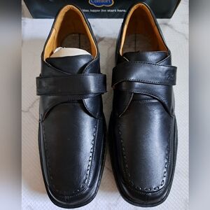 Dr. Comfort black leather shoes Frank
